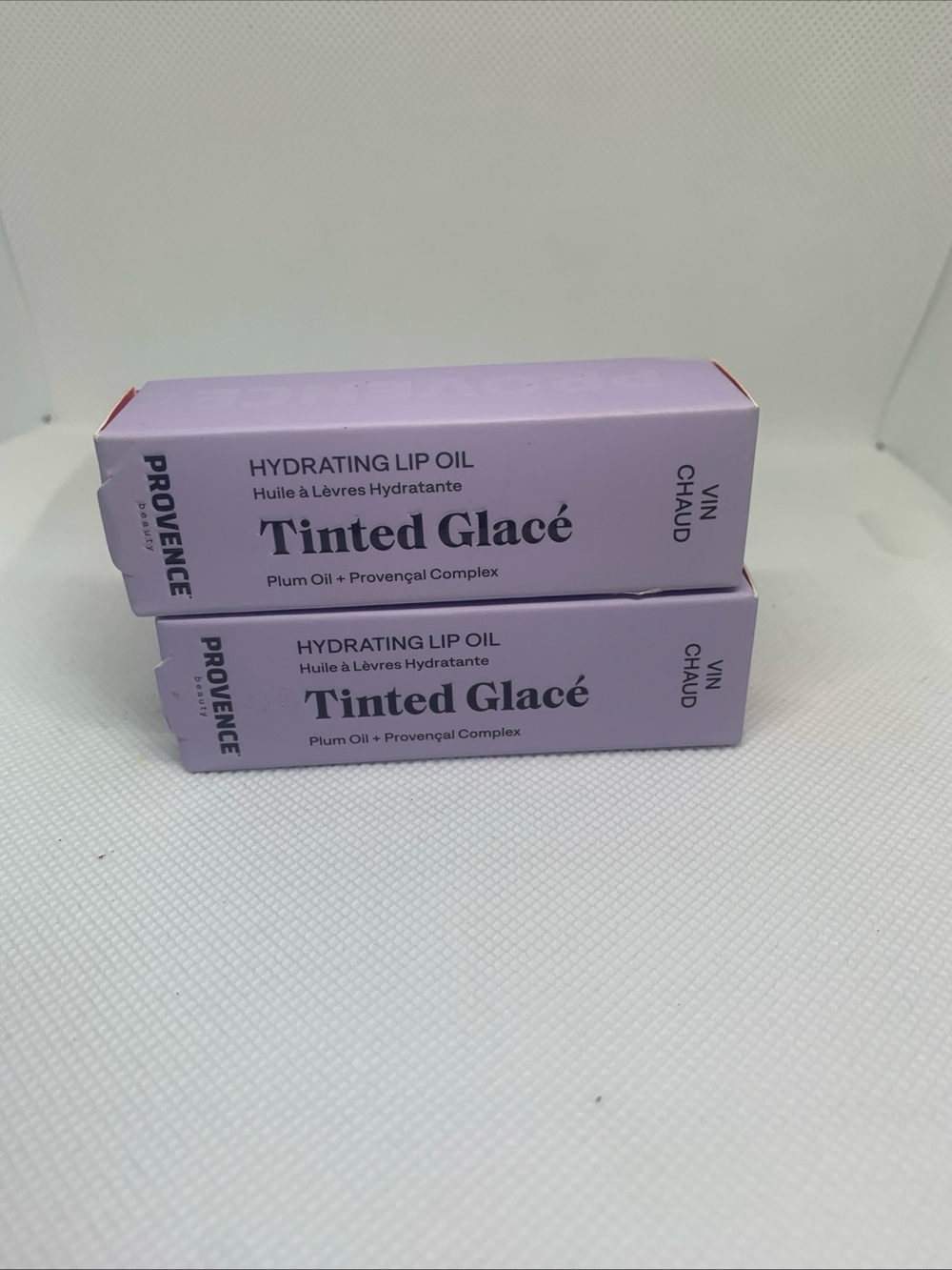 Provence Tinted Glacé Hydrating Lip Oil — .2 Oz (Vin Chaud) Set of 2